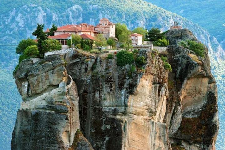 Klosterkomplex Meteora, Griechenland.
