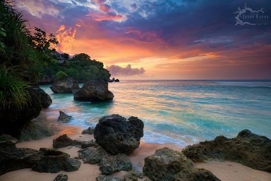 Strand Suluban, Bali, Indonesien.