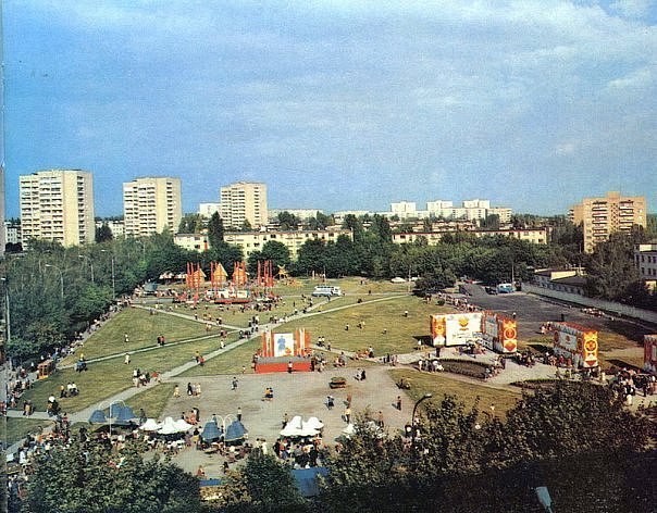 Der Platz, auf dem sich heute der Markt „Pawlowo Pole“ befindet.