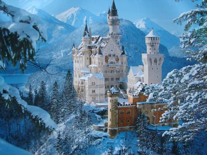 Schloss Neuschwanstein, Deutschland.