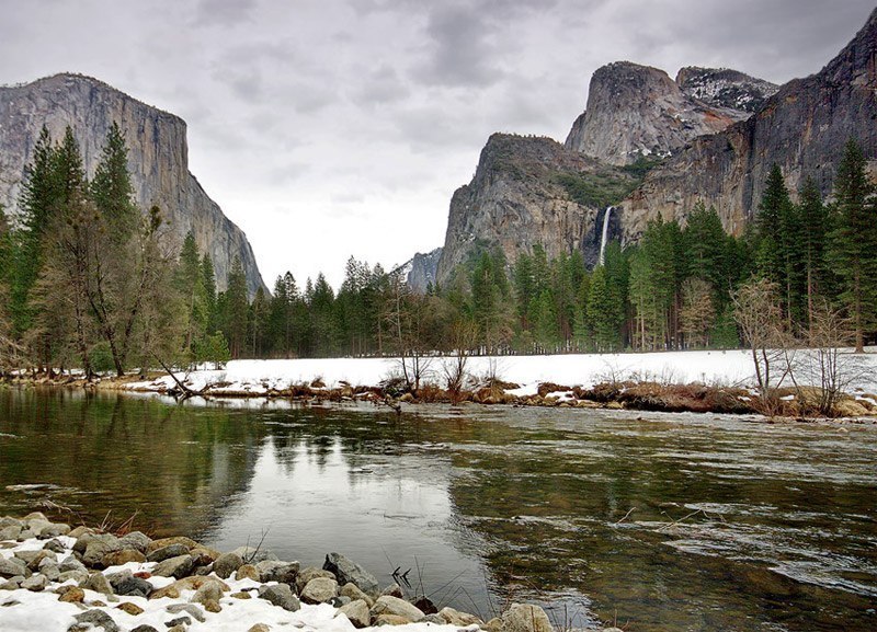 Winter in Yosemite National Park