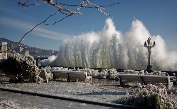 Embankment of Yalta, Crimea