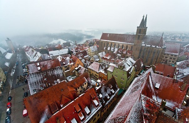 Roofs of Rothenburg-on-Tauber