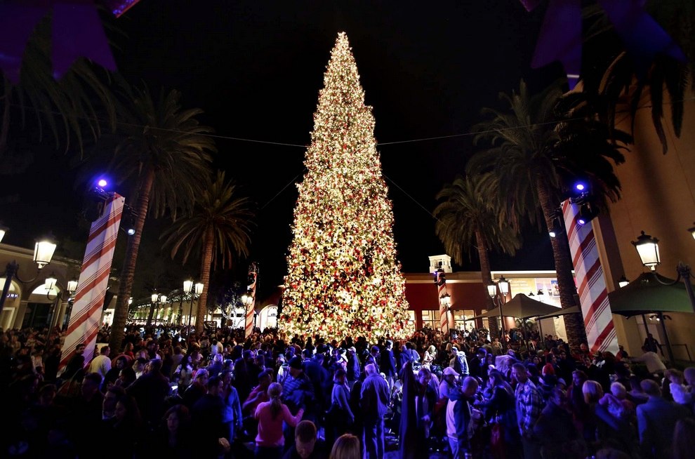 El árbol de Navidad en Newport Beach