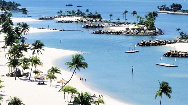 Beach on Sentosa Island