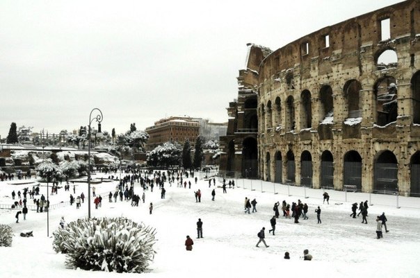 令人惊叹的冬季罗马