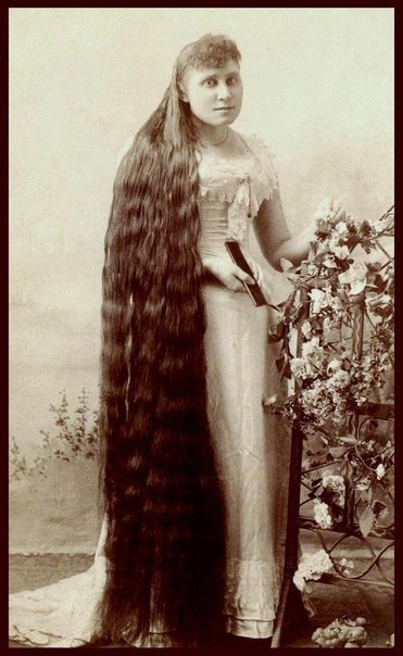 Fotos de las bellas Rapunzels de finales del siglo XIX. - 6