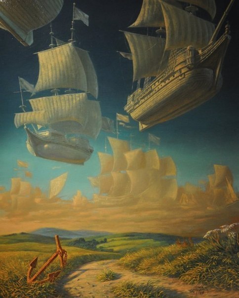 Ciudades invisibles: pinturas surrealistas de Marcin Kolpanowicz. - 6