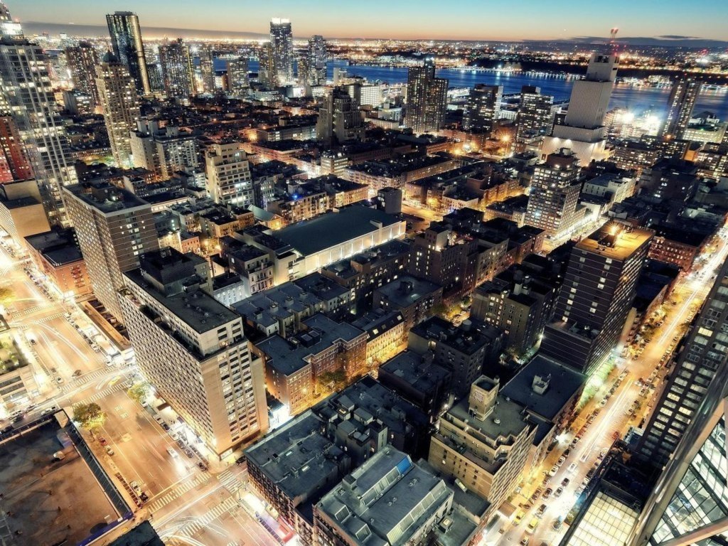 Blick auf die Stadtviertel von New York