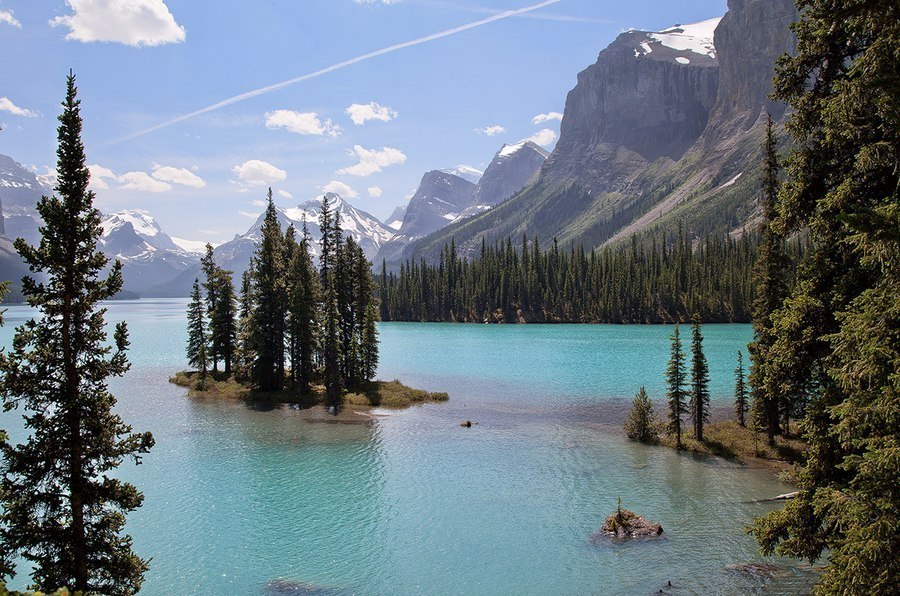 贾斯珀国家公园内的马莱恩湖