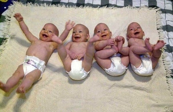 Szczęsna rodzina – cztery córki-bliźniaczki. - 5