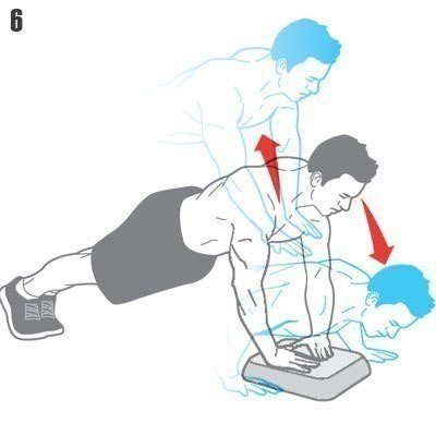 Hacemos ejercicio para desarrollar los músculos del pecho sin usar mancuetas ni barras de pesca. - 5