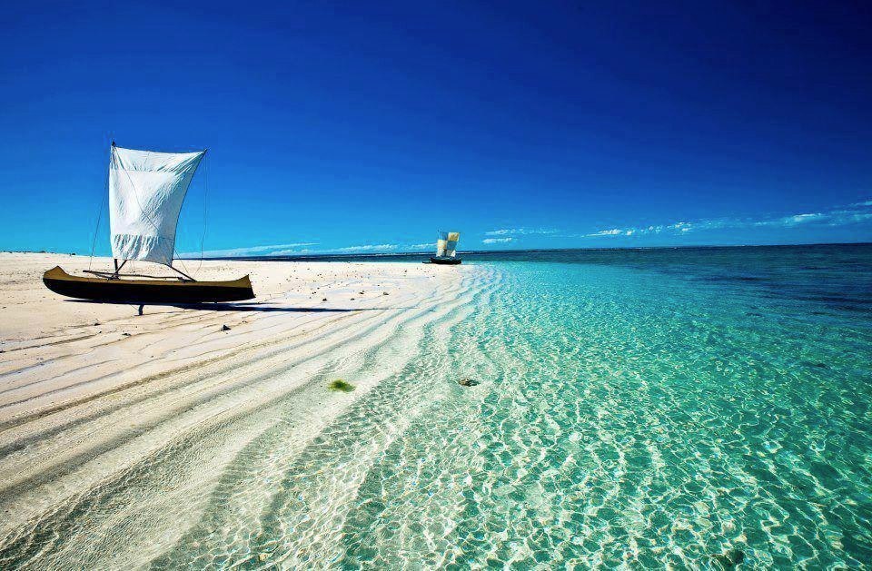 Barcos en la costa de Madagascar