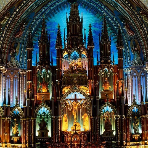 Catedral de Nuestra Señora de Montreal, Canadá.