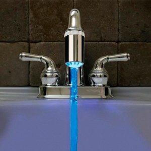 Lámpara de LED para grifo.