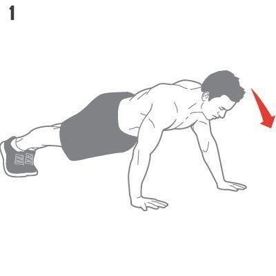 Hacemos ejercicio para desarrollar los músculos del pecho sin usar mancuetas ni barras de pesca.