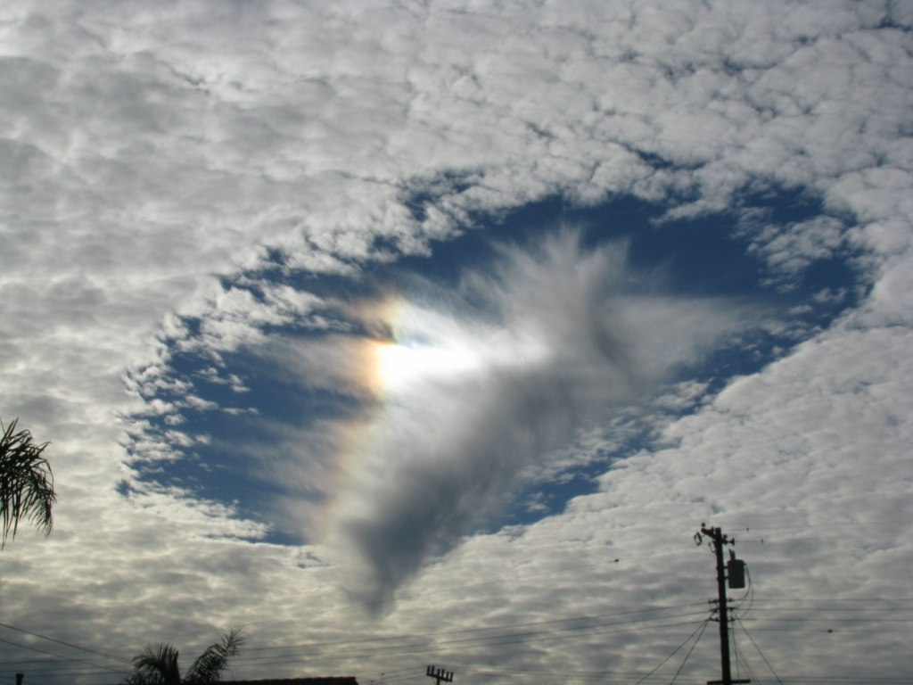 Niezwykłe chmury – efekt Fallstreak. - 9