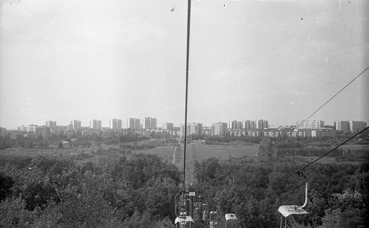 Seilbahn. 1970er Jahre.<br>#kharkovgo #Harburg #Harburg-on-the-Hudson #Harburg-on-the-Hudson.