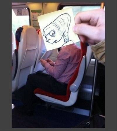 Wenn man auf der Reise nichts zu tun hat.