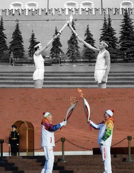 Олімпіада 1980 року проти Олімпіади 2014 року.