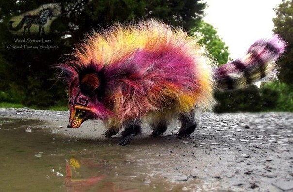 Духи леса из Аляски. Художница родом из Аляски под ником Wood-Splitter-Lee создает эти удивительные создания, вдохновением служит природа: луга, поля, лес, реки. - 8