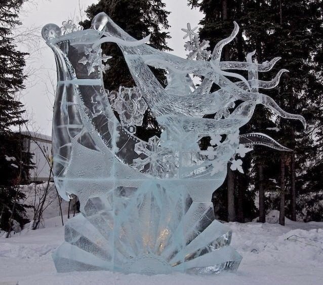 2013年冰阿拉斯加国际冰雕艺术锦标赛。