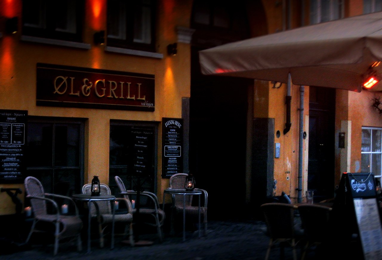 Nabera de Nyuhavn en Copenhague, Dinamarca.