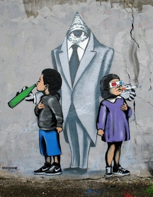 Continuación de las obras del artista callej artista bajo el seudónimo de Sharak. - 5