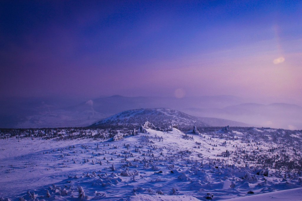Вид с горы Мустаг, Кемеровская область, Россия