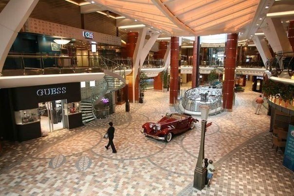 The largest cruise ship in the world is named “Enchantment of the Seas”. - 6