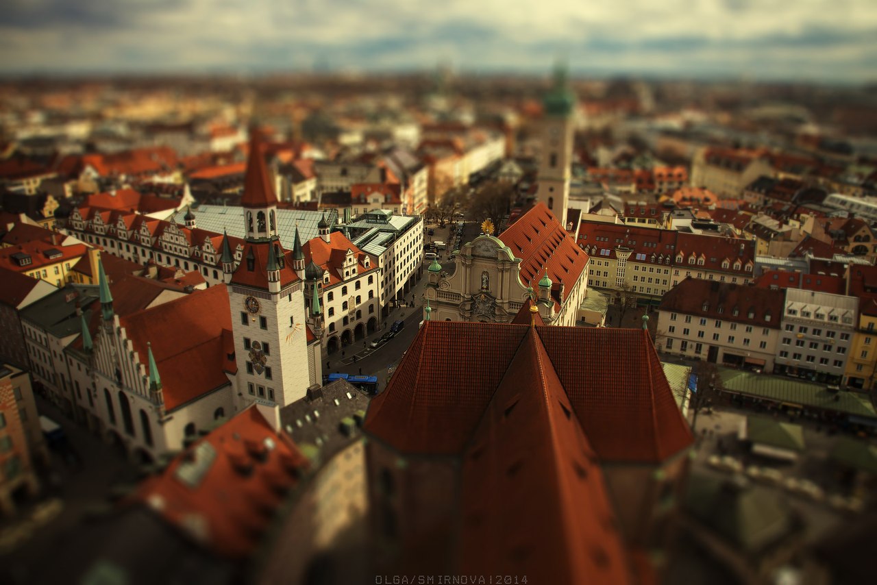 Munich. View from St. Peter's Cathedral.