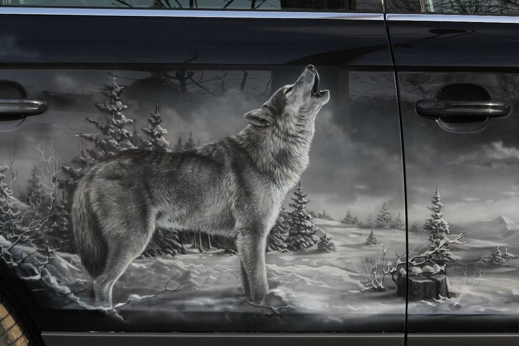 La temática de los animales en la aerografía aplicada a automóviles. - 7