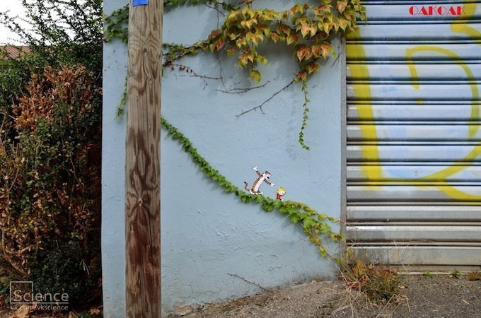 El artista callejero OakOak. Presentamos una nueva serie de obras de arte urbana creadas por el artista francés OakOak.