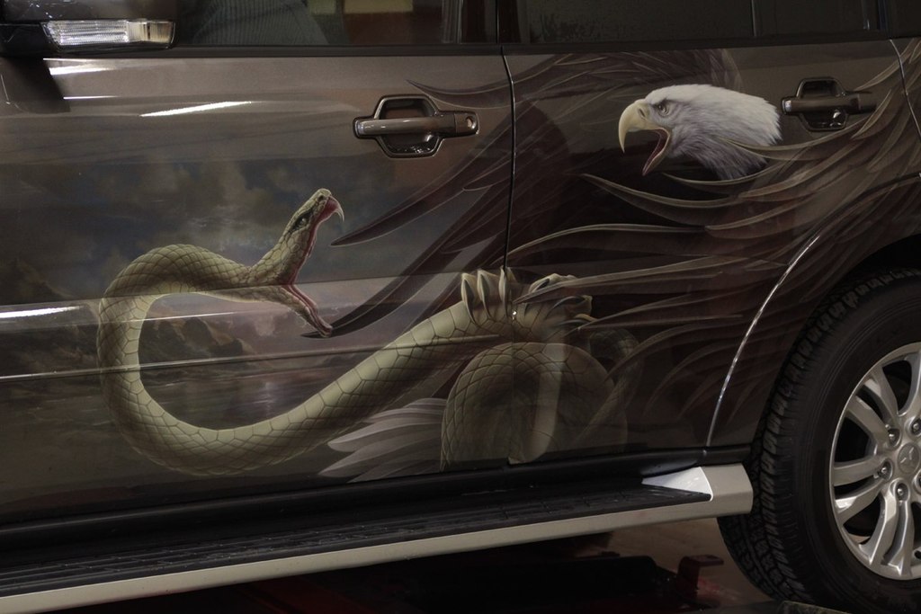 La temática de los animales en la aerografía aplicada a automóviles. - 5