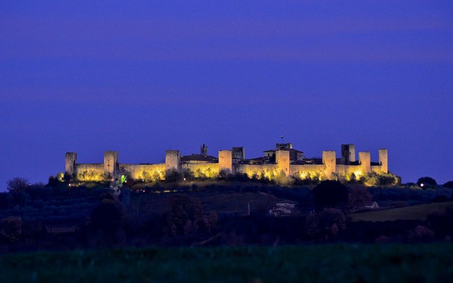 Monterigioni ist eine einzigartige italienische Festungsstadt.