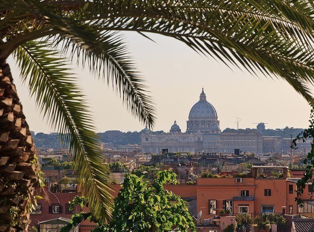 Вид на Рим, Италия