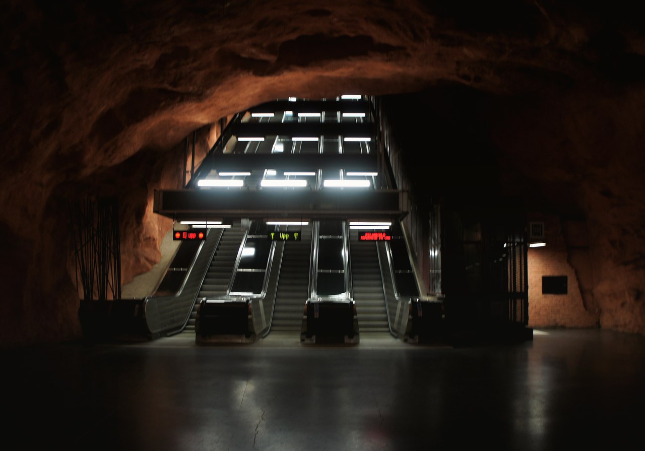 Die U-Bahn in Stockholm, Schweden - 6