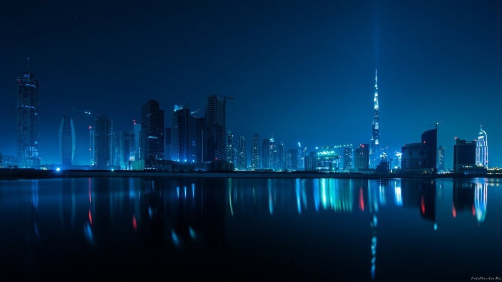 Abendliches Dubai