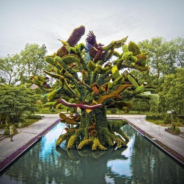 Impresionantes esculturas hechas de plantas. - 6