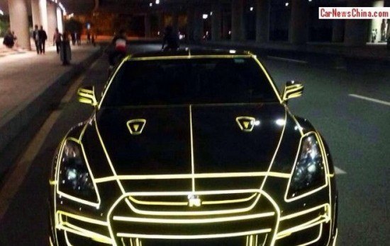 Сверкающий тюнинг вошел в моду в Китае