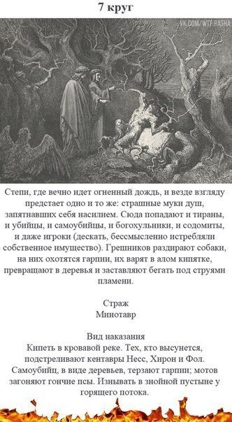 9 кругов ада по Данте.<br>Репостни, пусть все знают, через что им предстоит пройти - 6
