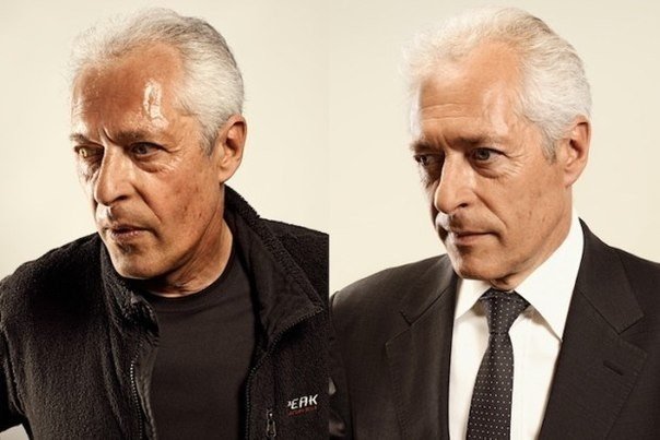 Antes y después de la carrera. El verano pasado, la fotógrafa Sacha Goldberger organizó una interesante sesión fotográfica.