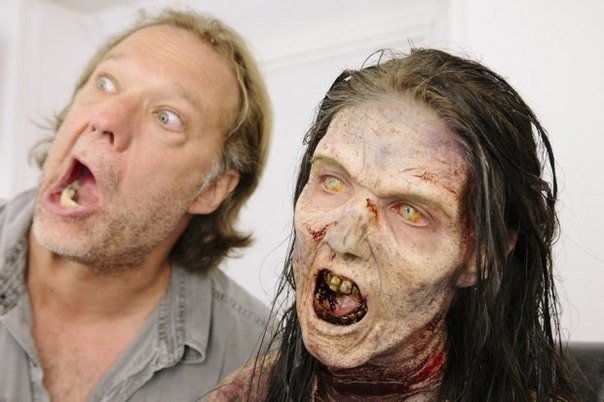 How are the zombies created in the TV series The Walking Dead? - 6