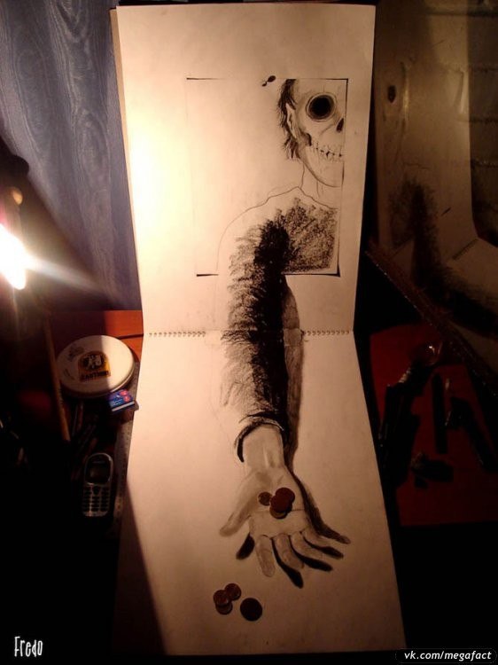 Потрясающие трехмерные рисунки. - 4