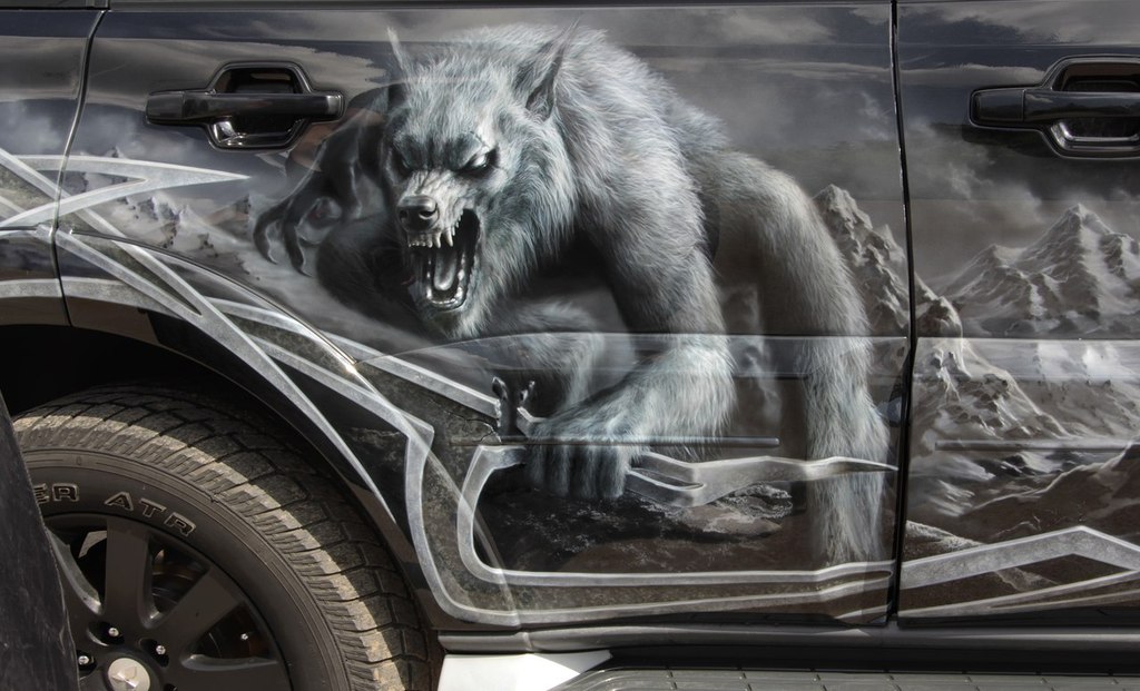 La temática de los animales en la aerografía aplicada a automóviles. - 8