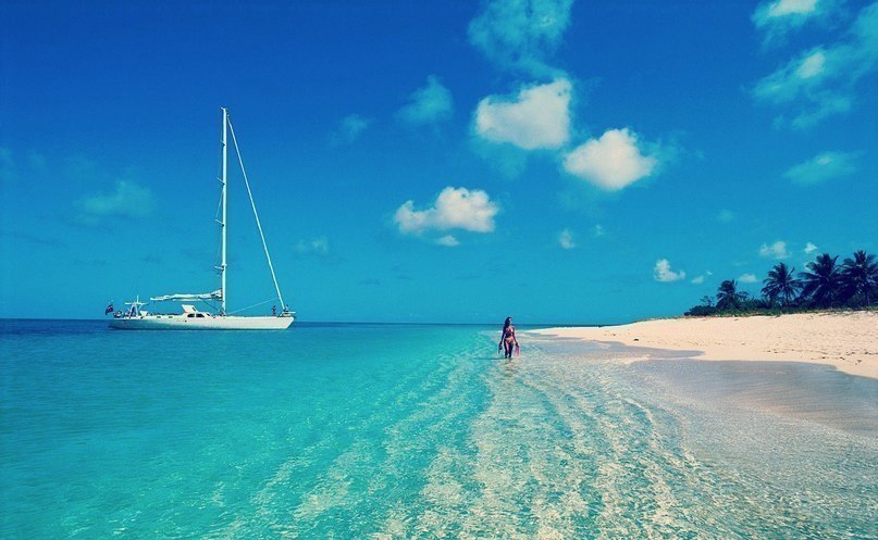 На пляже в Варадеро, Куба