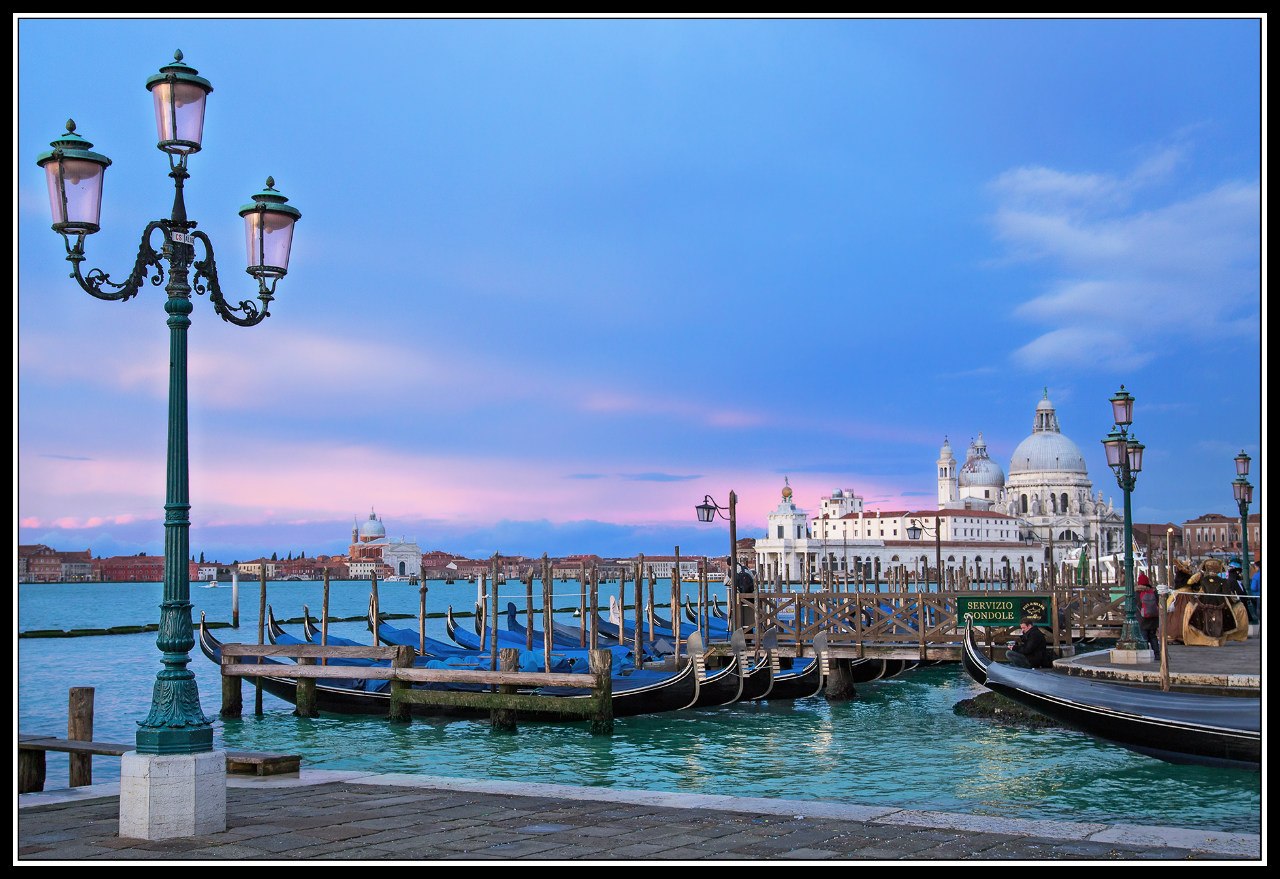 Dämmerung über Venedig