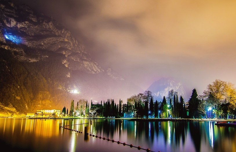 Evening Lake Garda, Italy