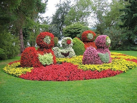 Майнау - остров цветов.. Этот крошечный остров располагается в Боденском озере прямо возле немецкого города Констанц. - 6