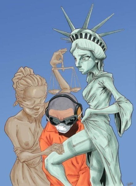 Социальные проблемы человечества в иллюстрациях